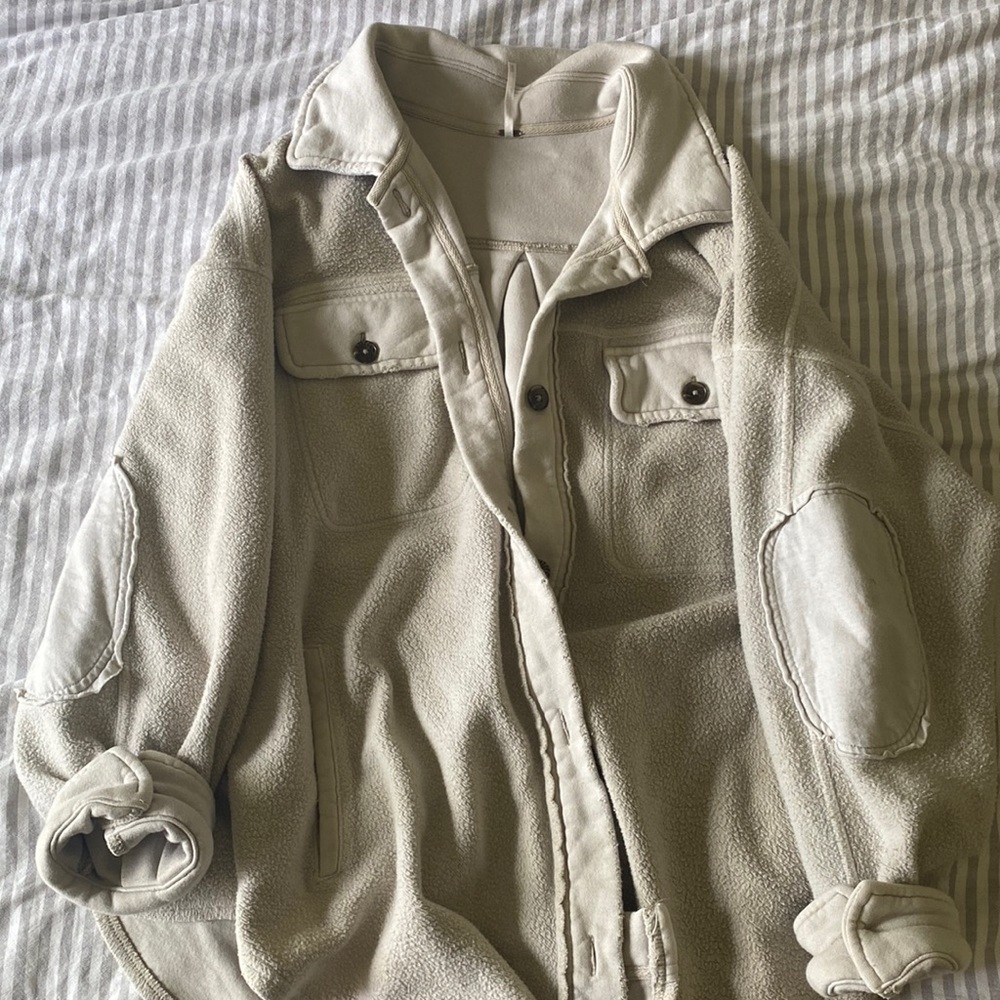 Free People Ruby Jacket- Stone color